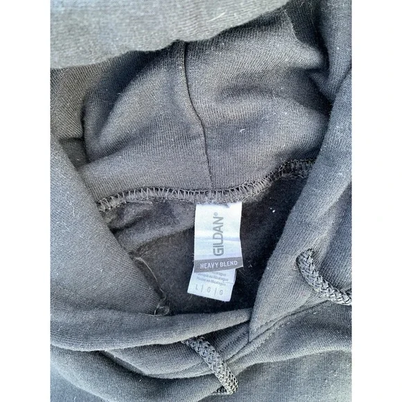 Woods Of Terror Black Hoodie Size L Greensboro NC 2022 31 Years Haunted House - Picture 4 of 7